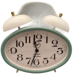 Großer Nostalgie Wecker Jerger, Bimboalarm, 70ger, Doppelglockenwecker, mechanisch - Bild 1