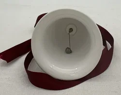 Christbaumkugel und Glocke aus Porzellan - Bild 5