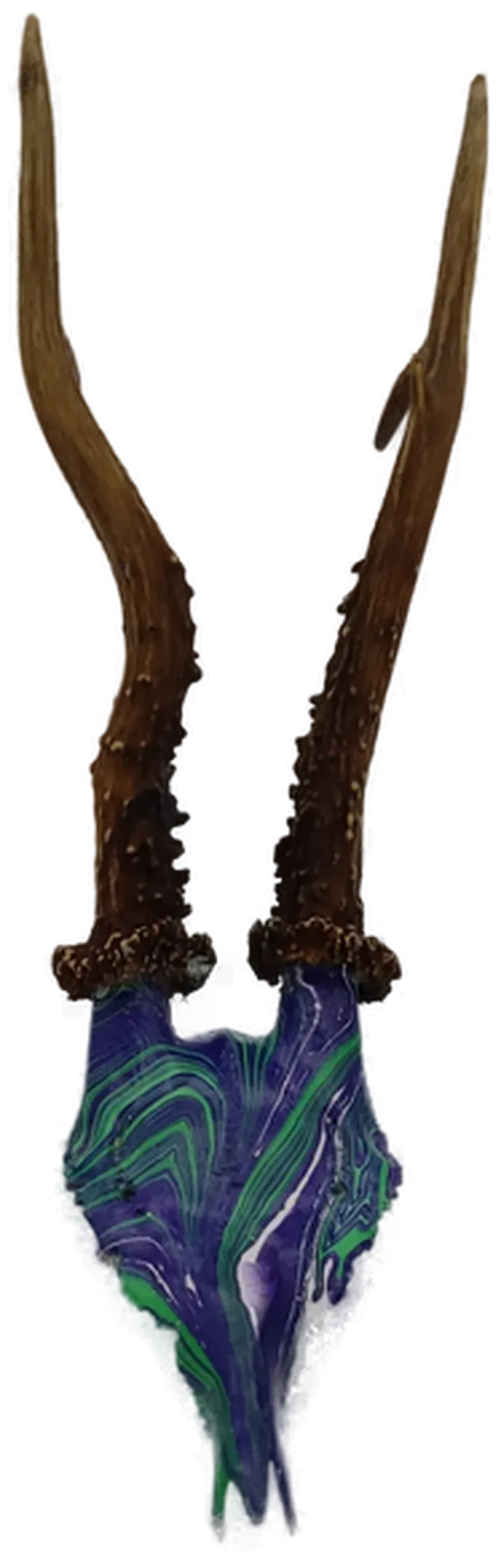 Krickerl marmoriert blau grün - Bild 1