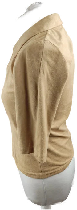 Damen-Blusenshirt Creme, Größe S/36 | Schlichte Eleganz – Vorschau 2