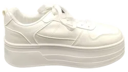 Plateauschuhe weiß Gr. 39 - Bild 5