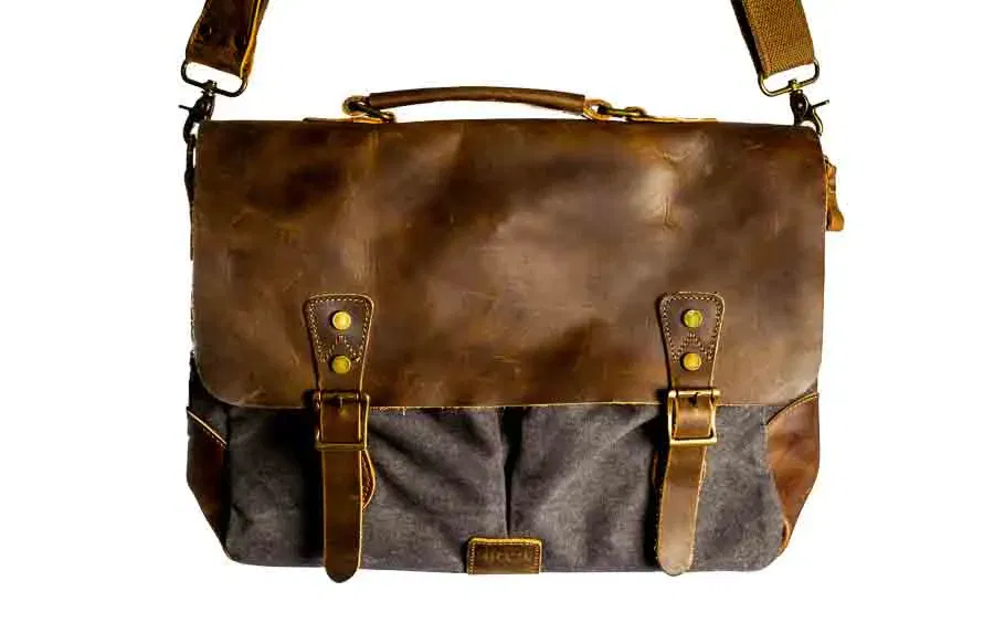 Moderne Tasche im Vintage Look - Bild 4