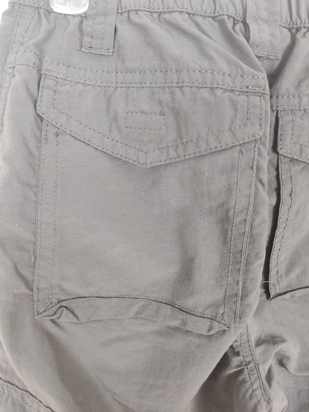 Hose "Kilimanjaro", lang mit Gummizugbund, dunkelgrau mit Taschen, Größe 128 – Bild 7