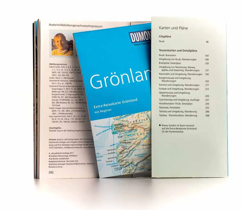Grönland Dumont Reiseführer Landkarte – Bild 2