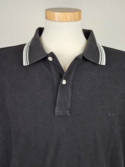 GEOX RESPIRA Herren Poloshirt, schwarz - Gr. XL  - Bild 4