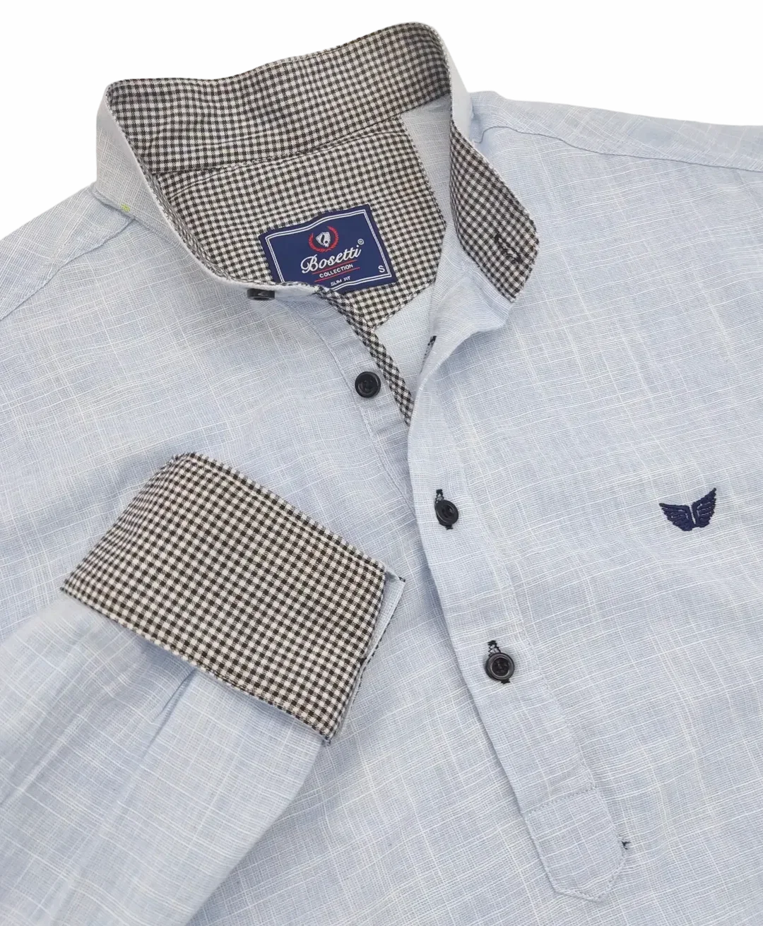 Bosetti Herren Hemd blau - Gr. S  – Bild 3