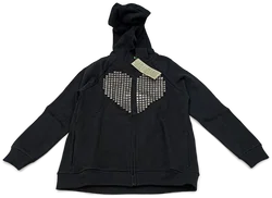 United Colors of Benetton Kinderpullover schwarz gemustert Gr. S
