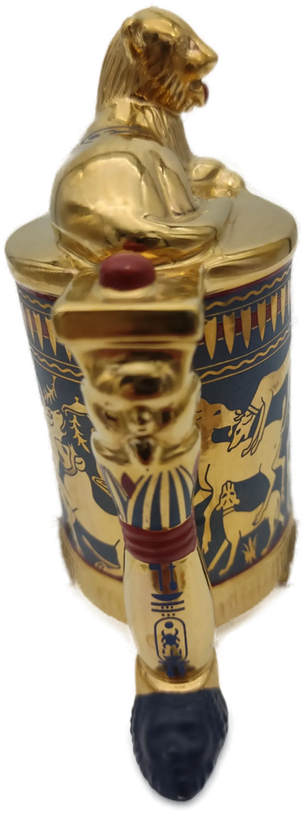 Goldener Salbenbehälter Porzellan & Zertifikat von Franklin Mint | Limitierte Rarität – Bild 6
