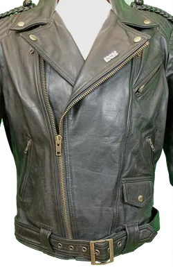 IXS Herren Leder Motorradjacke Biker Basics schwarz Gr. L - Bild 4