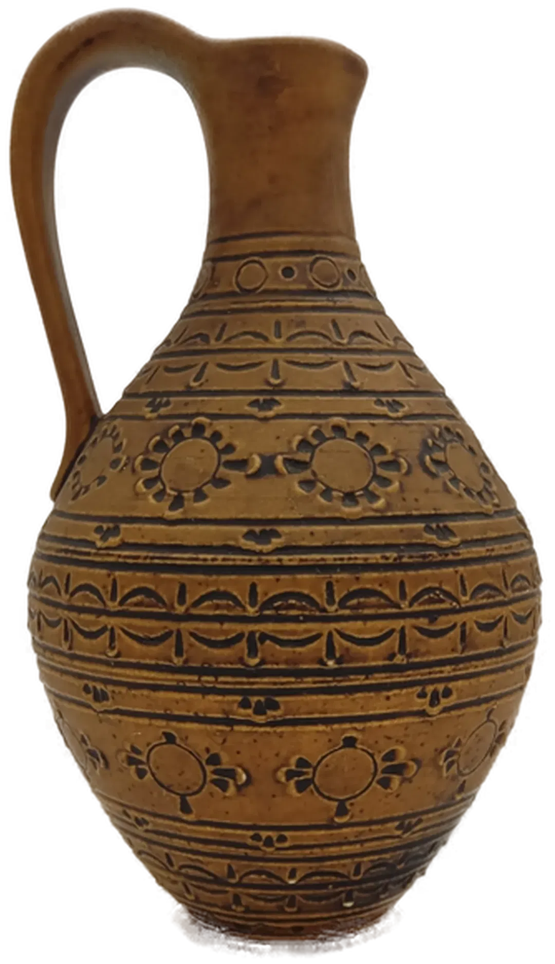  Dekorativer Tonkrug mit Muster - Bild 4