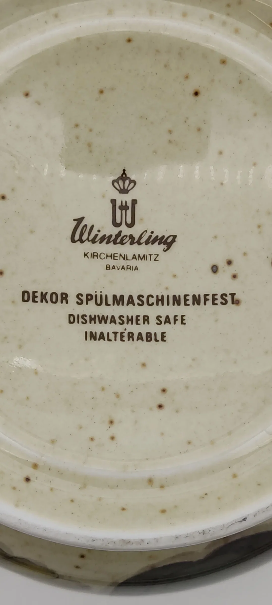 Winterling Kaffeekanne Karina beige mit Obstmotiv Vintage – Bild 2