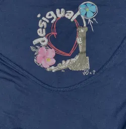 Desigual Midikleid Dunkelblau Gr. L - Bild 4