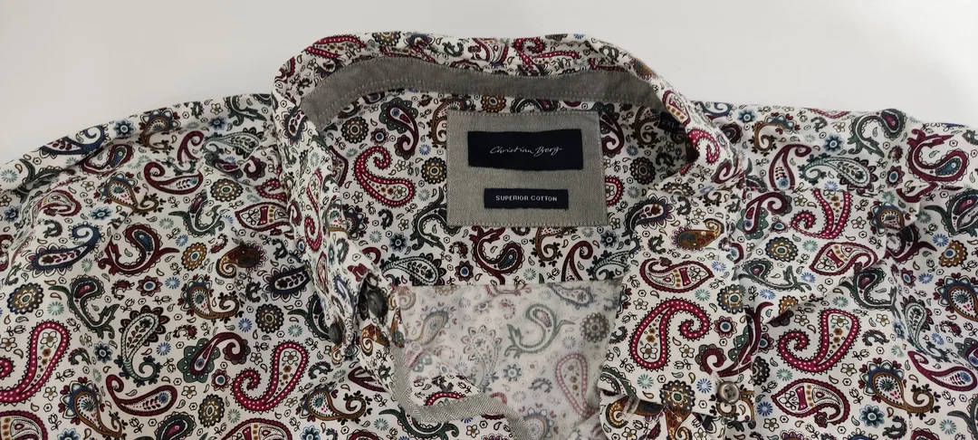 Christian Berg Superior Cotton Herrenhemd mehrfarbig, Größe 2XL – Bild 4