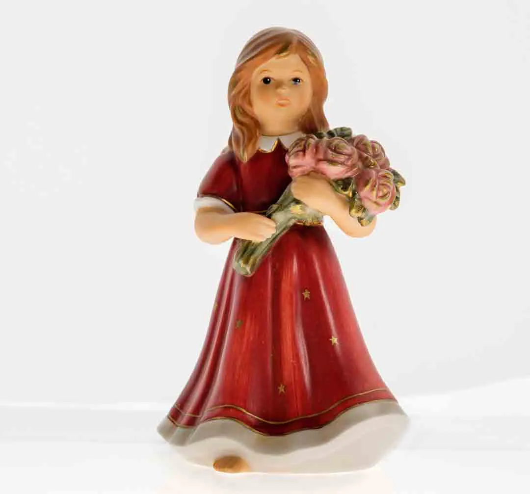 Goebel Annual Angel 2002 „A Rose is Blooming“, H ca. 14 cm Engel - Bild 4