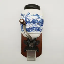 Wandkaffeemühle Keramikbehälter | Vintage-Schatz - Bild 3