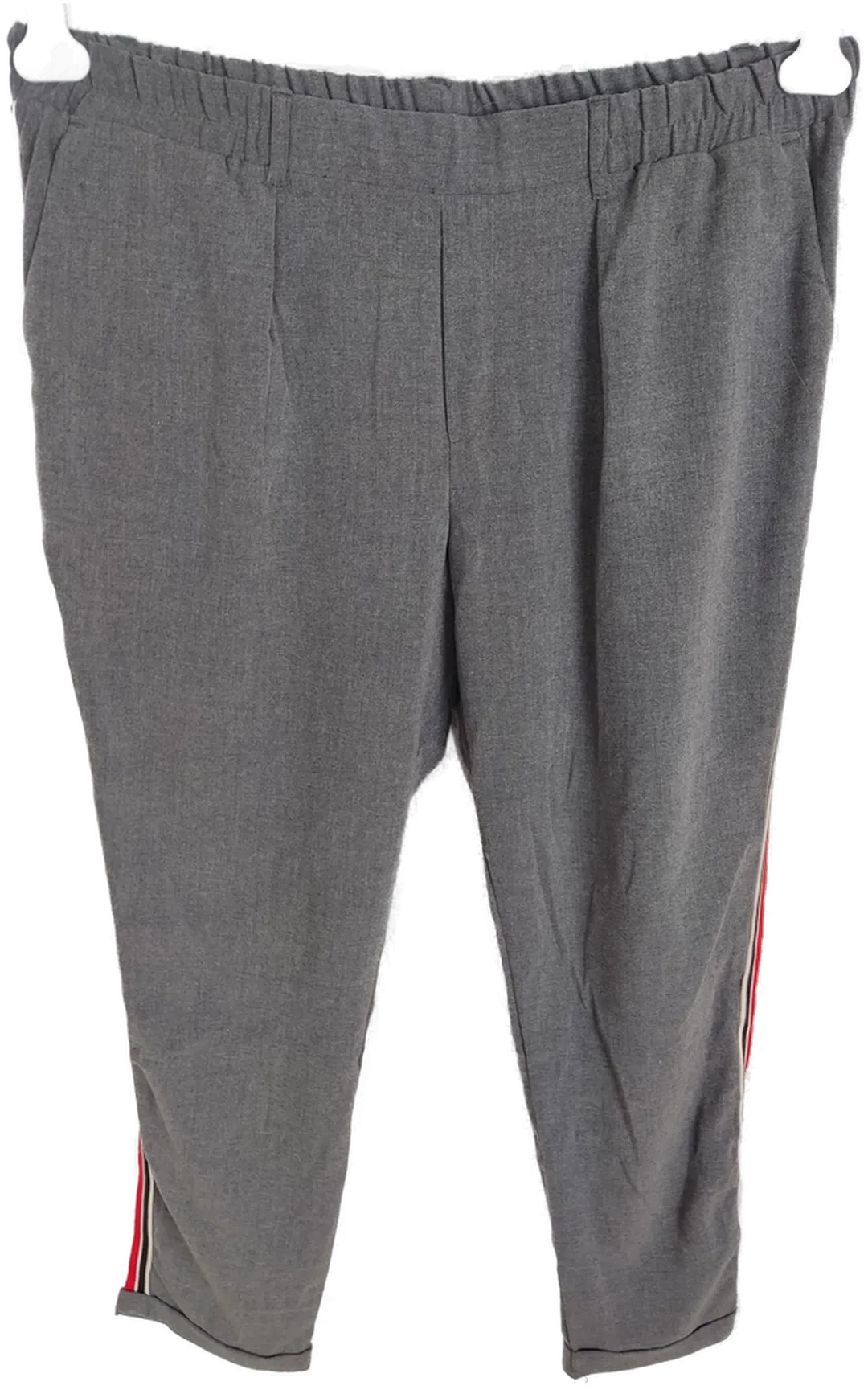 Hose Janina - Lang mit Gummizugbund, Grau, Größe 48 - Bild 1