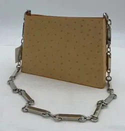 Escada Straußenleder - Damen Umhängetasche und Gürtel - Set  - Bild 2