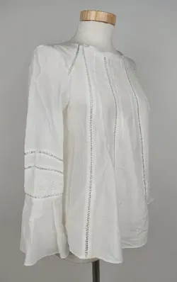 Maje Damen Bluse, weiß - Gr. S - Bild 2