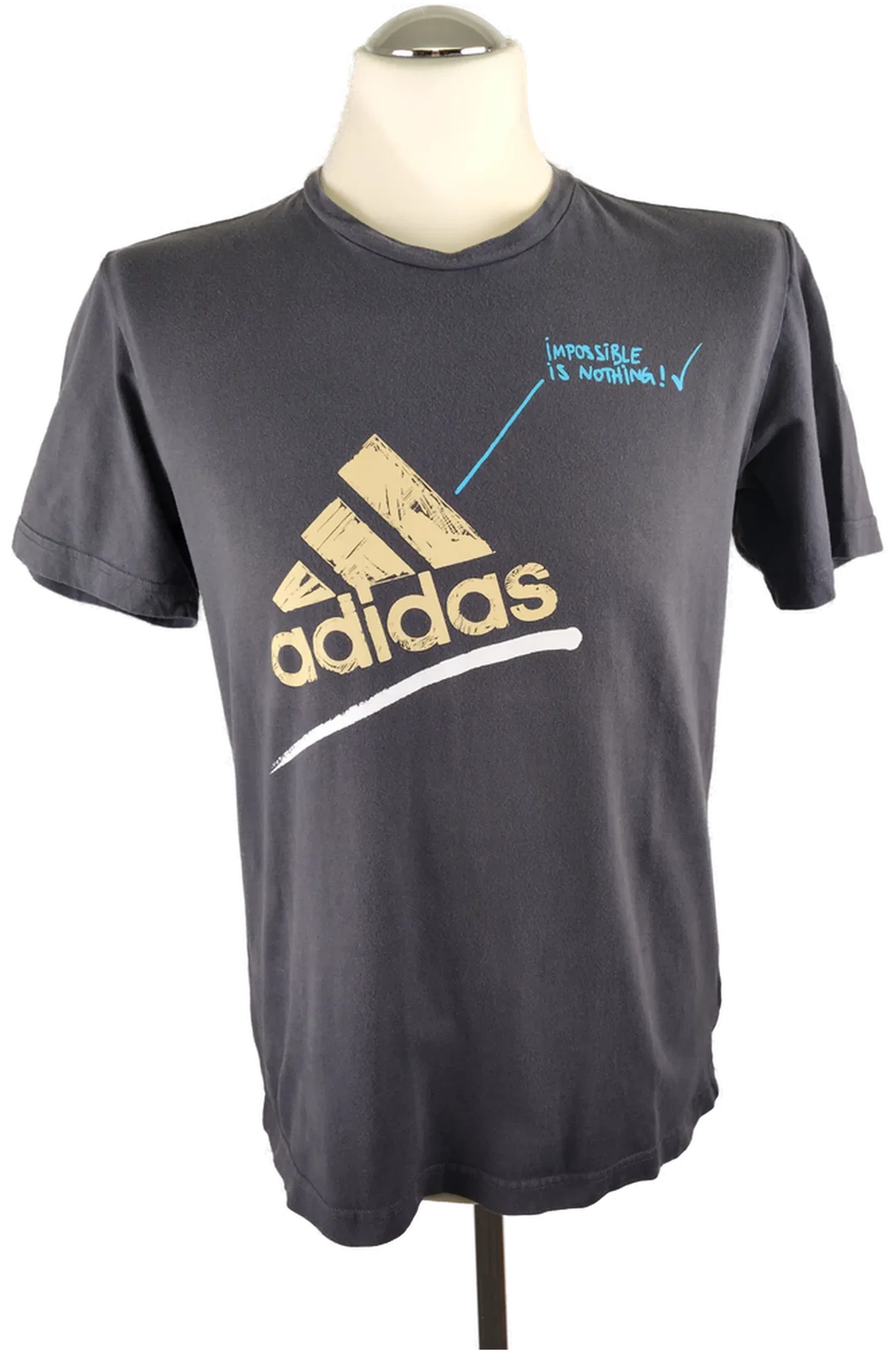 T-Shirt Adidas Bedruckt Größe 48 | Gut Erhalten - Bild 1