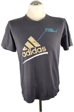 T-Shirt Adidas Bedruckt Größe 48 | Gut Erhalten - Bild 1