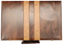 Backgammon-Spiel im Kunstlederkoffer groß - Bild 3