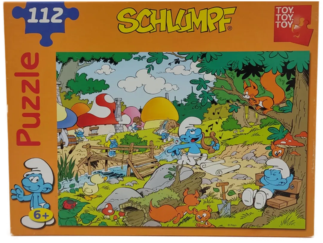 Toy Puzzle Schlümpfe 112 Teile - Bild 1