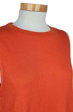 AMISU Damen Longshirt, orange - Gr. M  - Bild 4