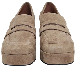 BIBI LOU Damen Plateau Schuhe, beige - Gr. 38 - Bild 4