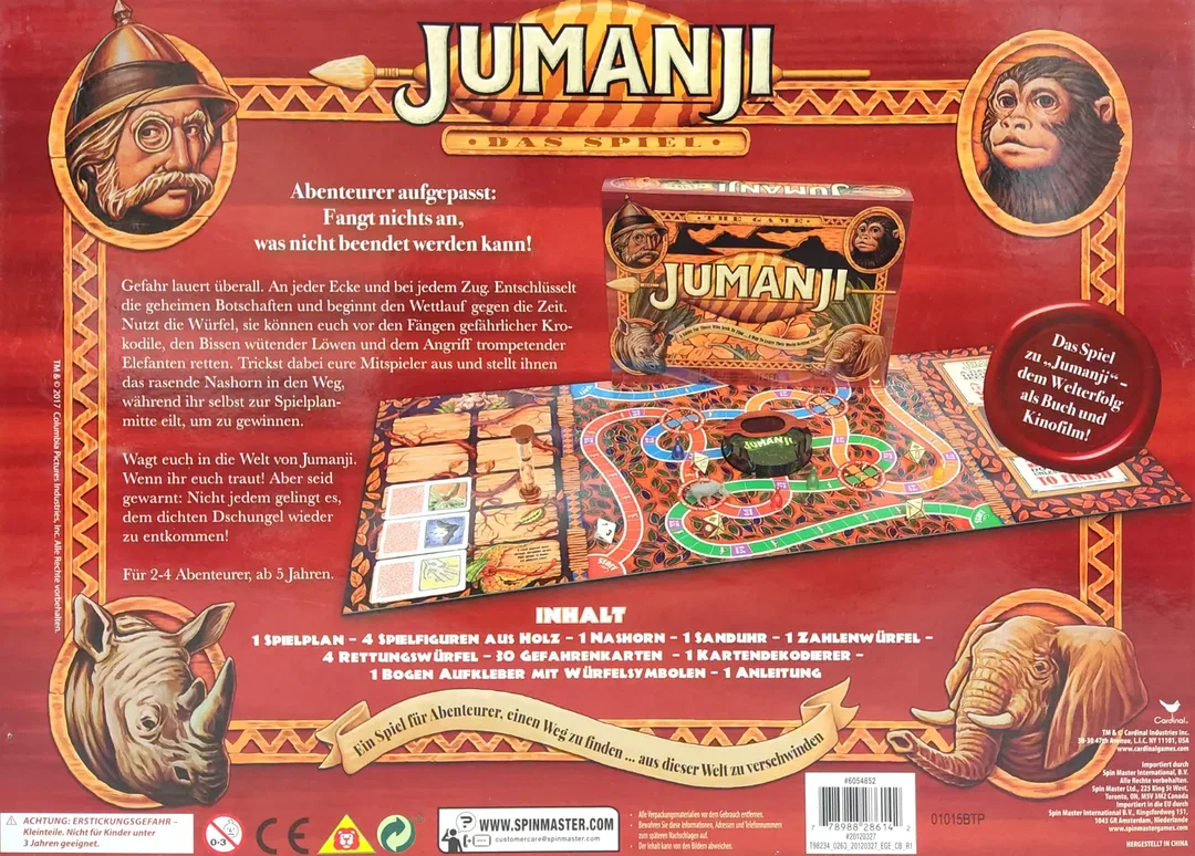 JUMANJI  - Gesellschaftsspiel - SPINMASTER – Bild 2