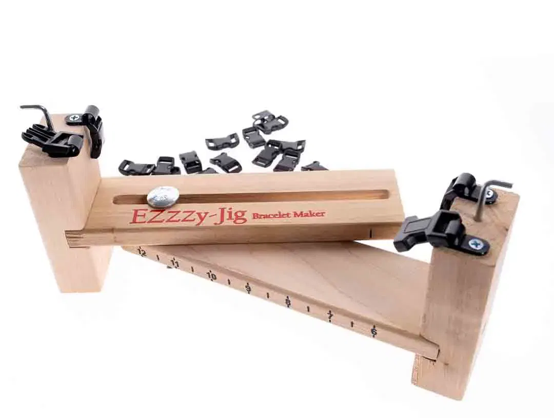 EZZZY-JIG Armbandmacher-Baukasten aus Holz, Länge 25cm - Bild 1