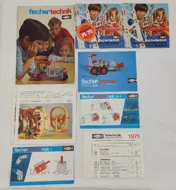 Fischer Technik - Vintage Konvolut Bauanleitungen - 32 Stück - Bild 6