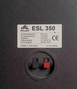 2 Stk. Vintage Pilot ESL 350 Boxen - Bild 2