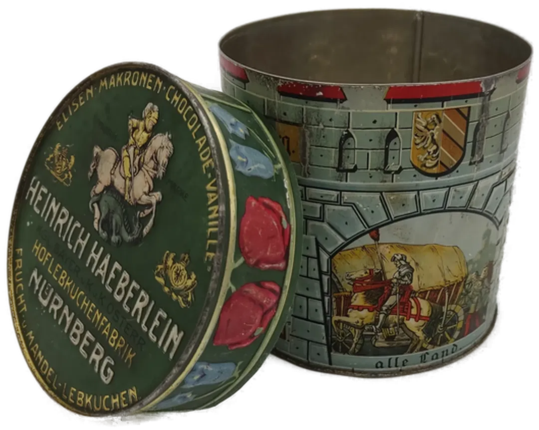 Heinrich Haeberlein Nürnber Lebkuchen Dose  - Bild 1