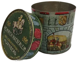Heinrich Haeberlein Nürnber Lebkuchen Dose  - Bild 1