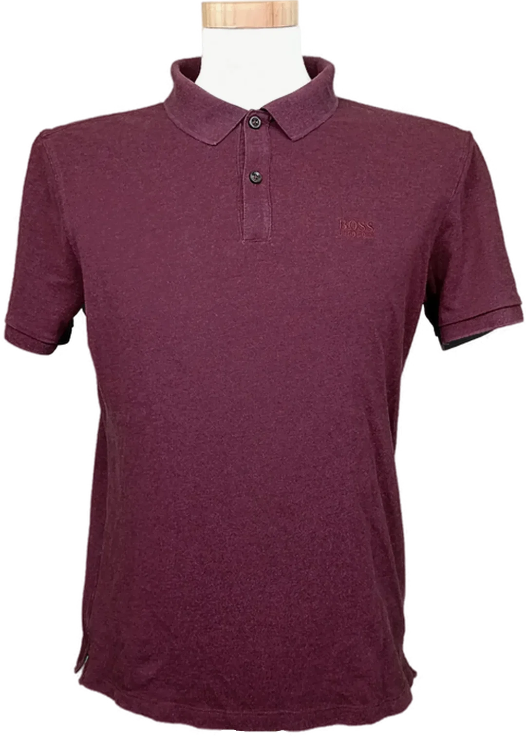 Hugo Boss Herrenpolo bordeaux Gr. M - Bild 1