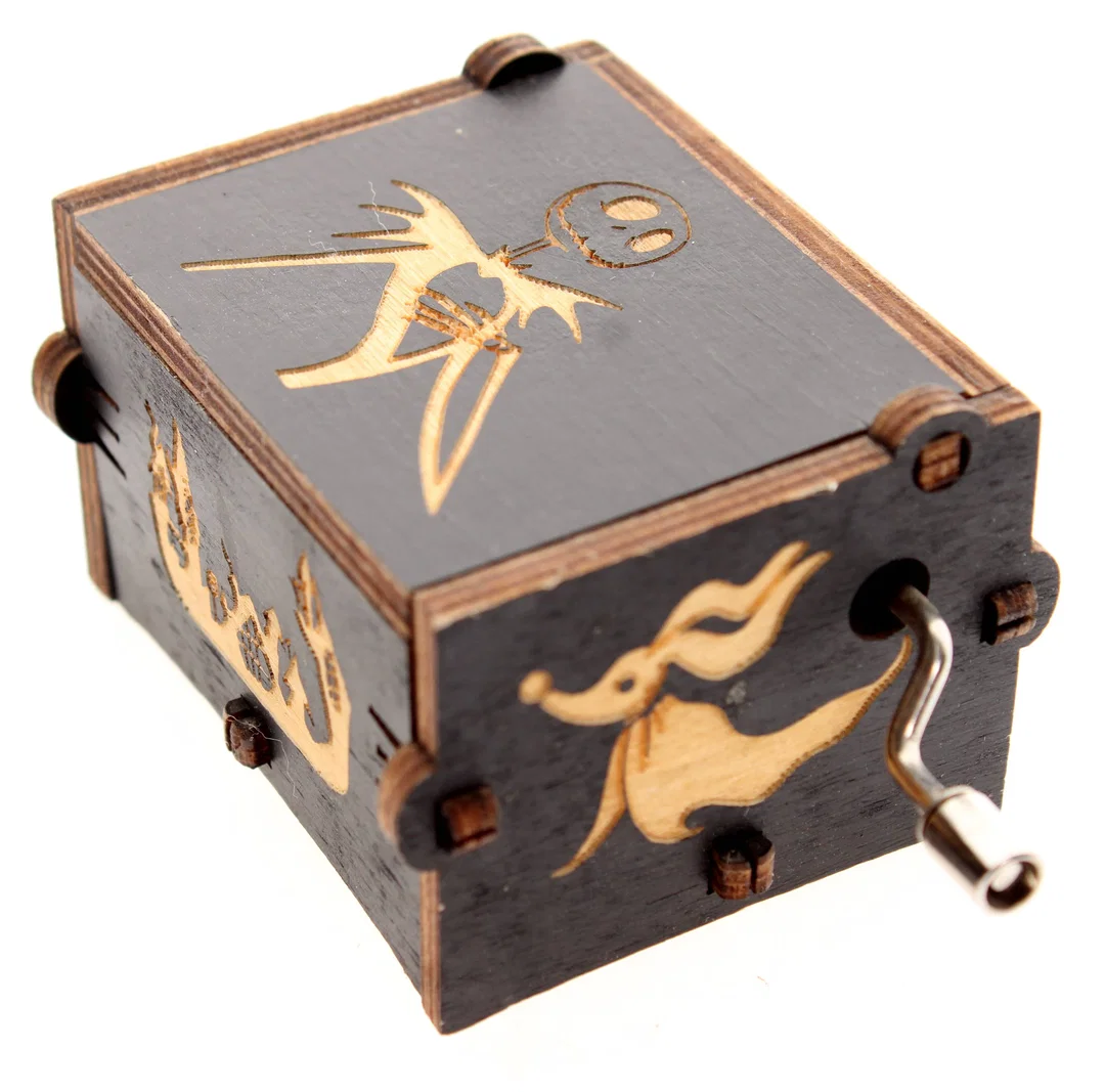 The Nightmare Before Christmas Spieluhr – Holzkurbel-Spieluhr, Jack Skellington – Bild 3