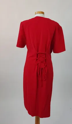 Damenkleid rot -  Gr. 38 - Bild 2