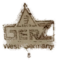 Alter 3 L Keramikkrug mit Zinndeckel, Motive Jagdszene, Gerz - Bild 2