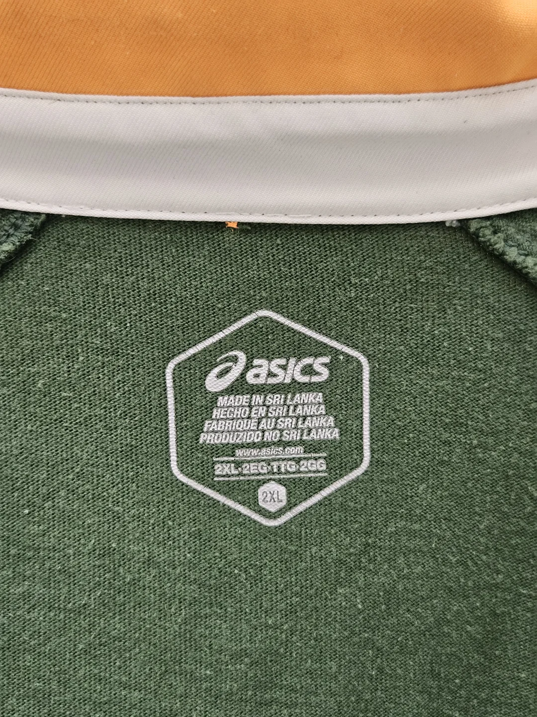 ASICS Herren Polo-Shirt, grün - Gr. XXL – Bild 4