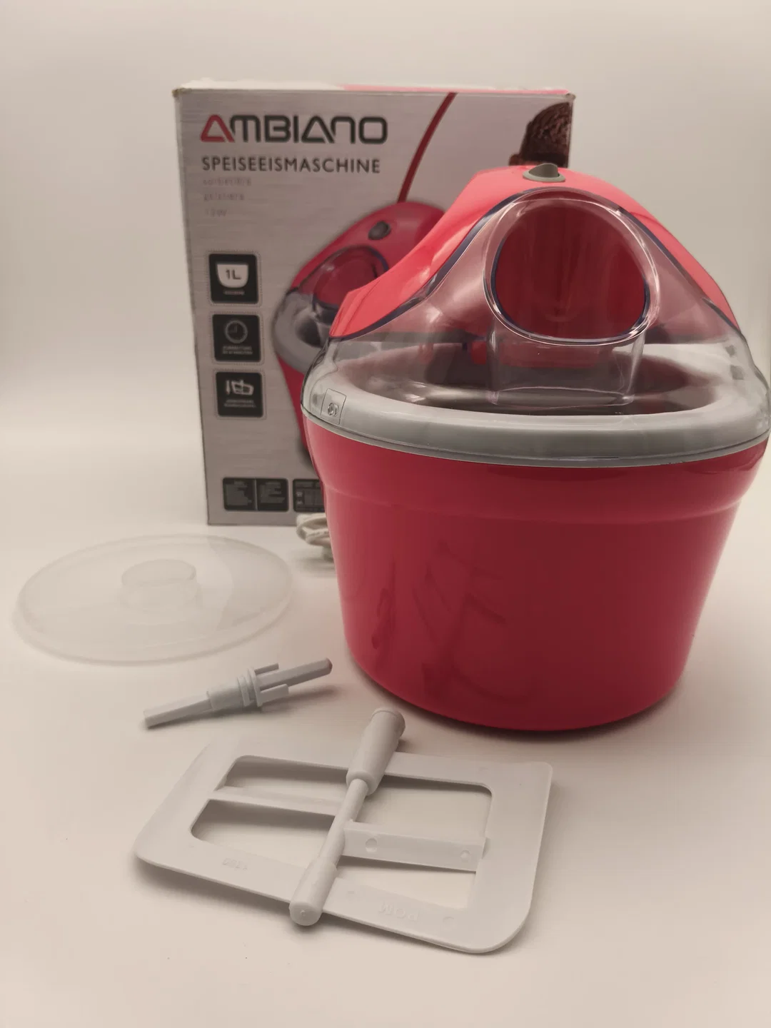 Ambiano, Speiseeismaschine pink – Bild 4