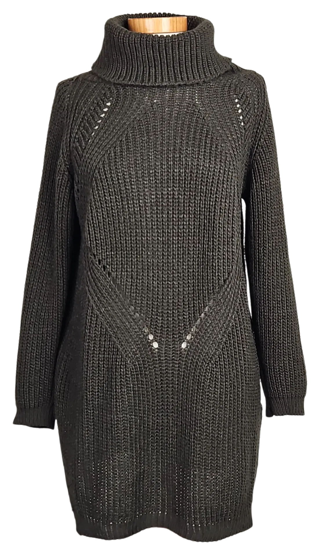 Strickpullover Damen, grün - Gr. M - Bild 4