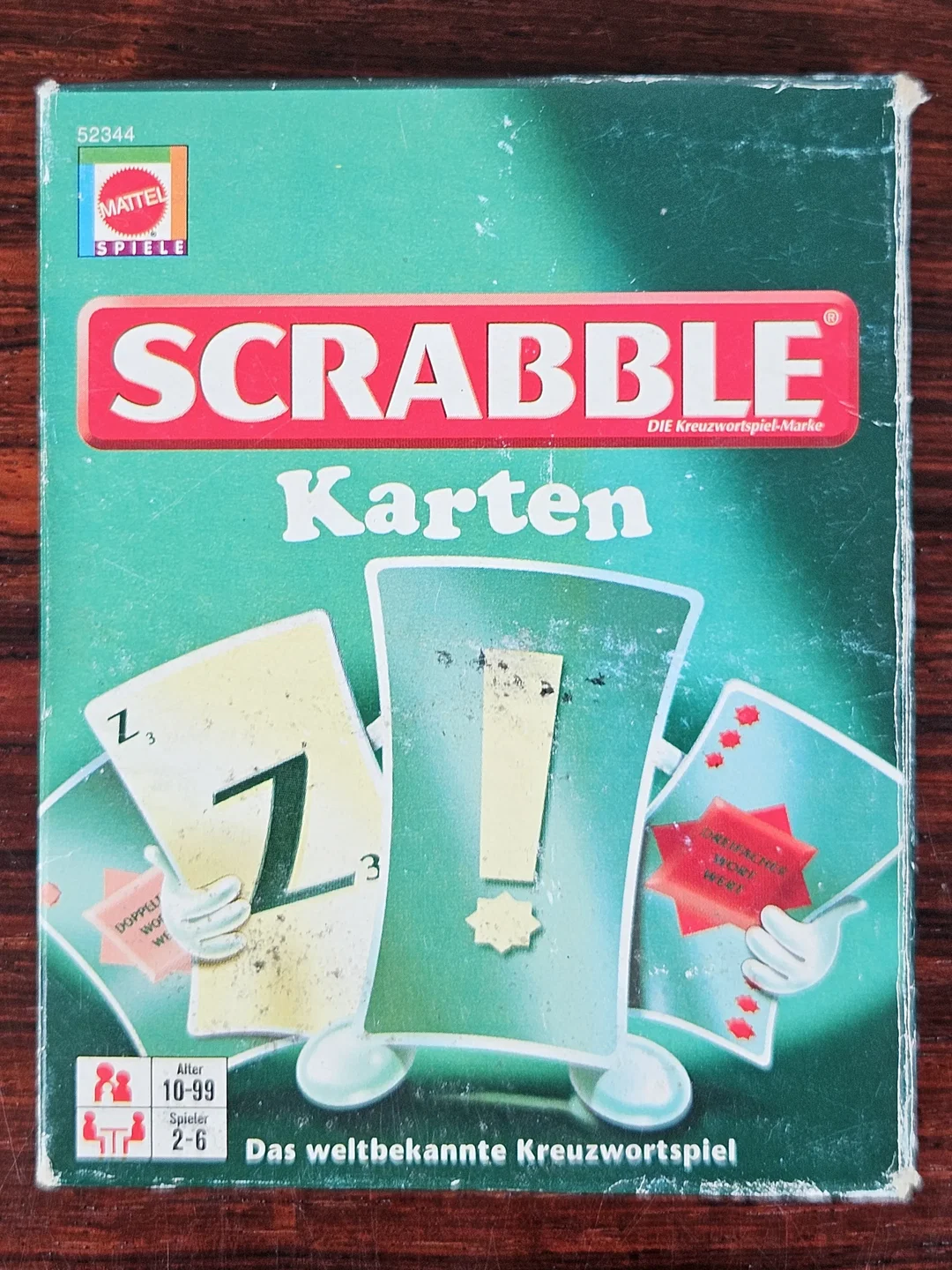 SCRABBLE Karten- Gesellschaftsspiel - MATTEL - Bild 4