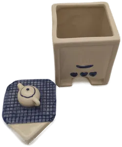 Teewärmer, Stövchen Keramik, Landhaus - Bild 2