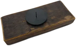 Alter Weinfass Kerzenhalter - Bild 2