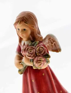 Goebel Annual Angel 2002 „A Rose is Blooming“, H ca. 14 cm - Bild 2