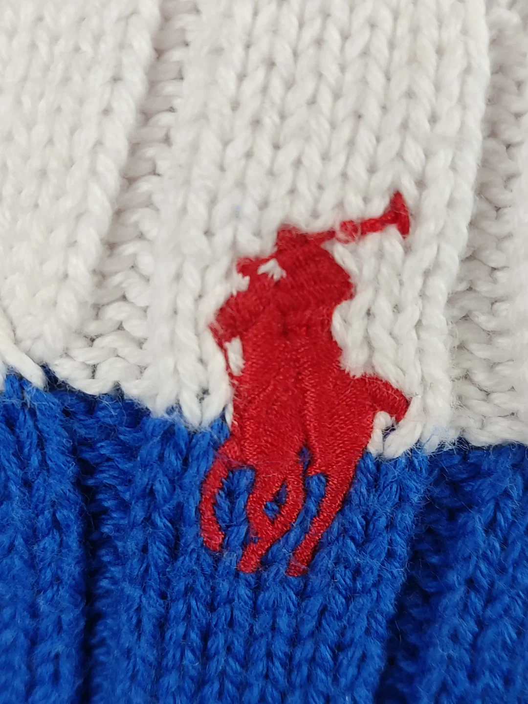 Polo Ralph Lauren Kurzarm Strickpullover Gestreift | Wie Neu Größe M/38 – Bild 8