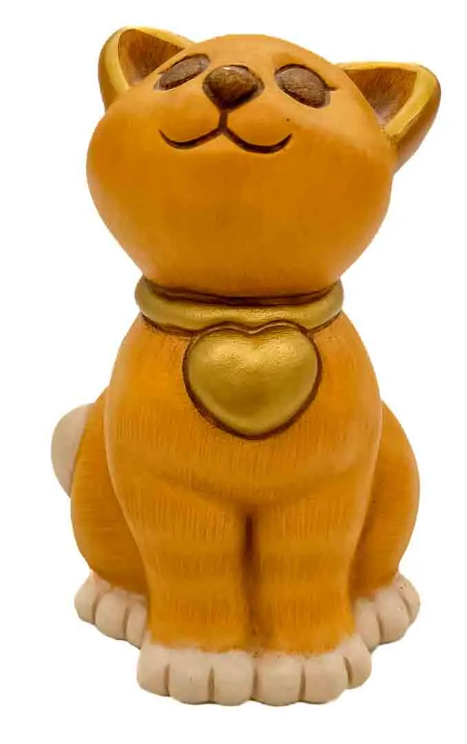 THUN Katze Keramikfigur Herz Halsband ca. 15 cm - Bild 4