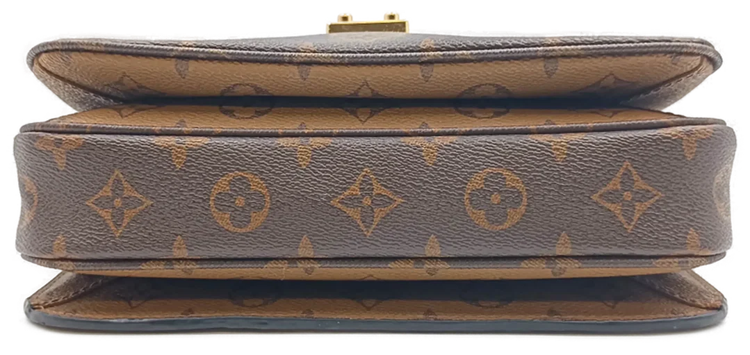 Luis Vuitton Metis Monogram Reverse Pochettee Umhängetasche braun  – Bild 6