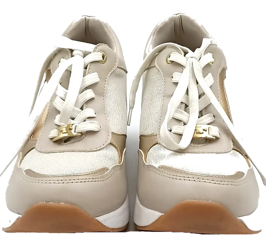Tom Tailor Damensneaker beige/weiß Gr. 41 – Bild 2