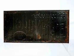 Antikes Werbeschild 